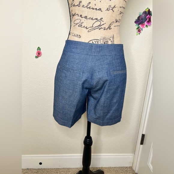 Cremieux Denim Sailor Style Light Denim Blue Shorts Size 8 - Picture 8 of 8